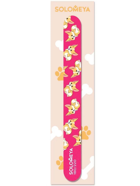 Solomeya Пилка для ногтей Corgi 180/220 / Corgi Nail File, 1 шт.